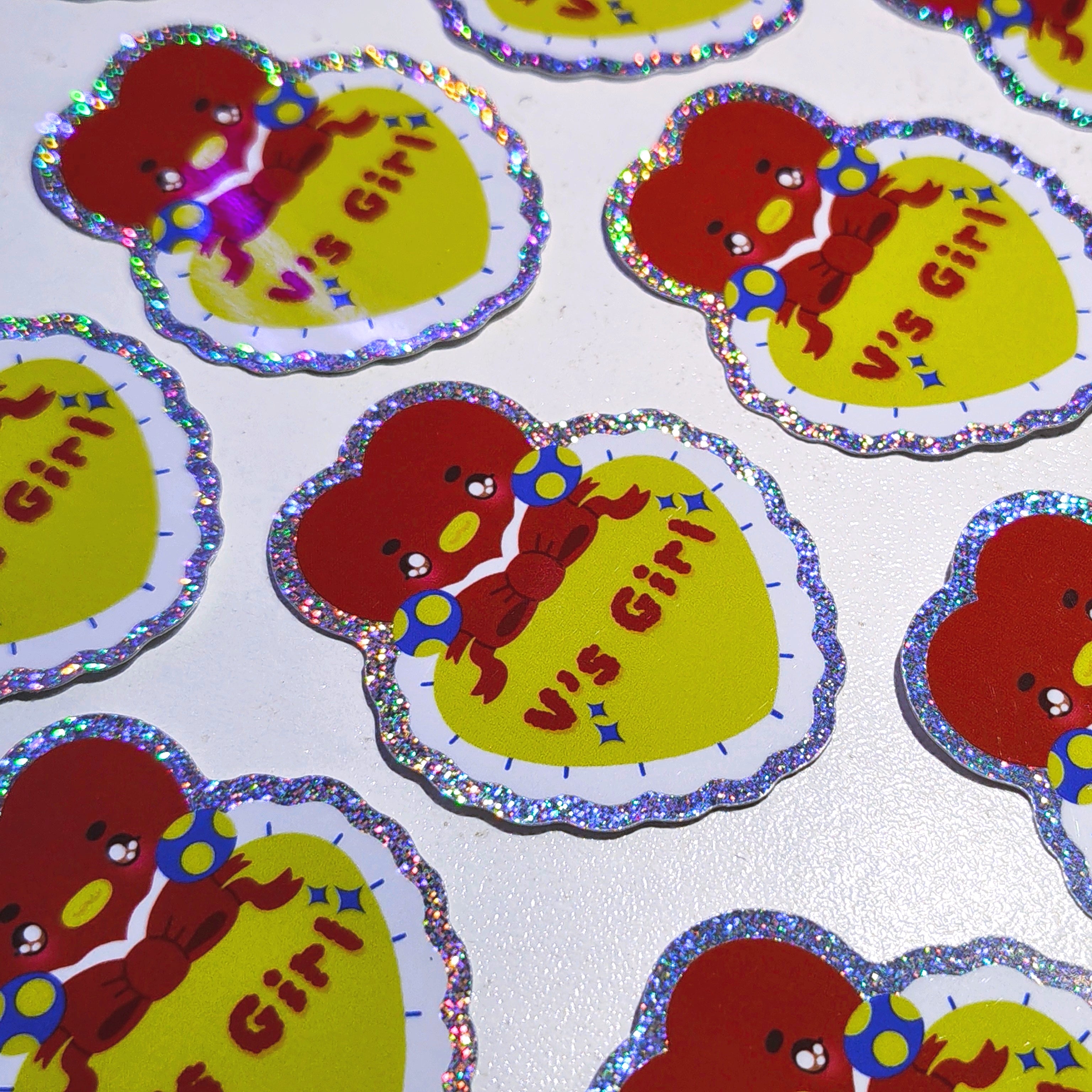 BTS's Girl Stardust Vinyl Sticker