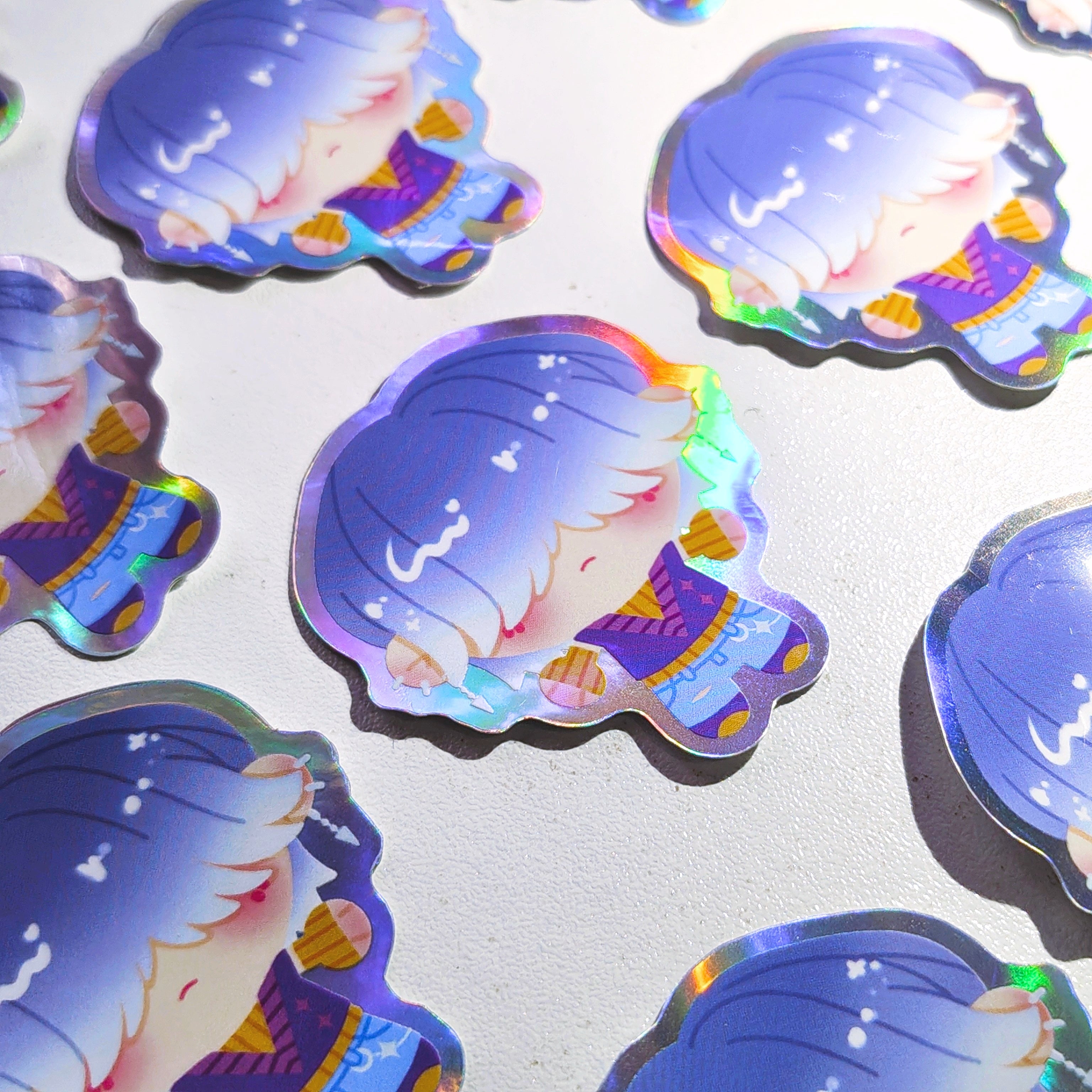 K-pop Demon Hunters: Saja Boys - Mystery Holographic Vinyl Sticker