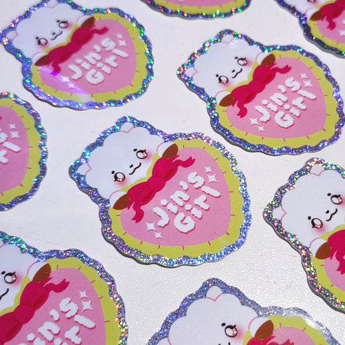 BTS's Girl Stardust Vinyl Sticker